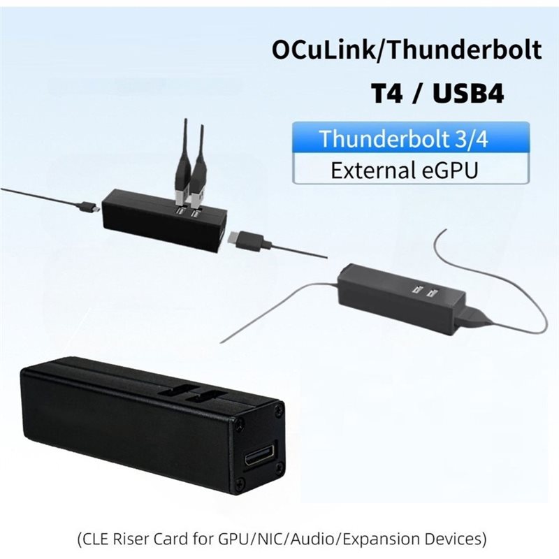 Super Deal -T4 Oculink Thunder - Gpu External Dock Egpu Thunderbolt 4 review and price