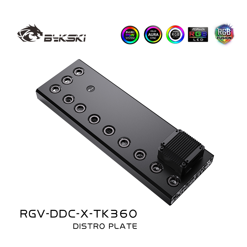 Bykski Acrylic Distro Plate /  - Rtx 4090 Water Block review and price