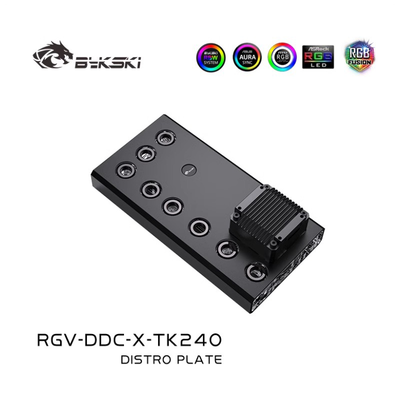 Bykski Acrylic Distro Plate /  - Rtx 4090 Water Block review and price
